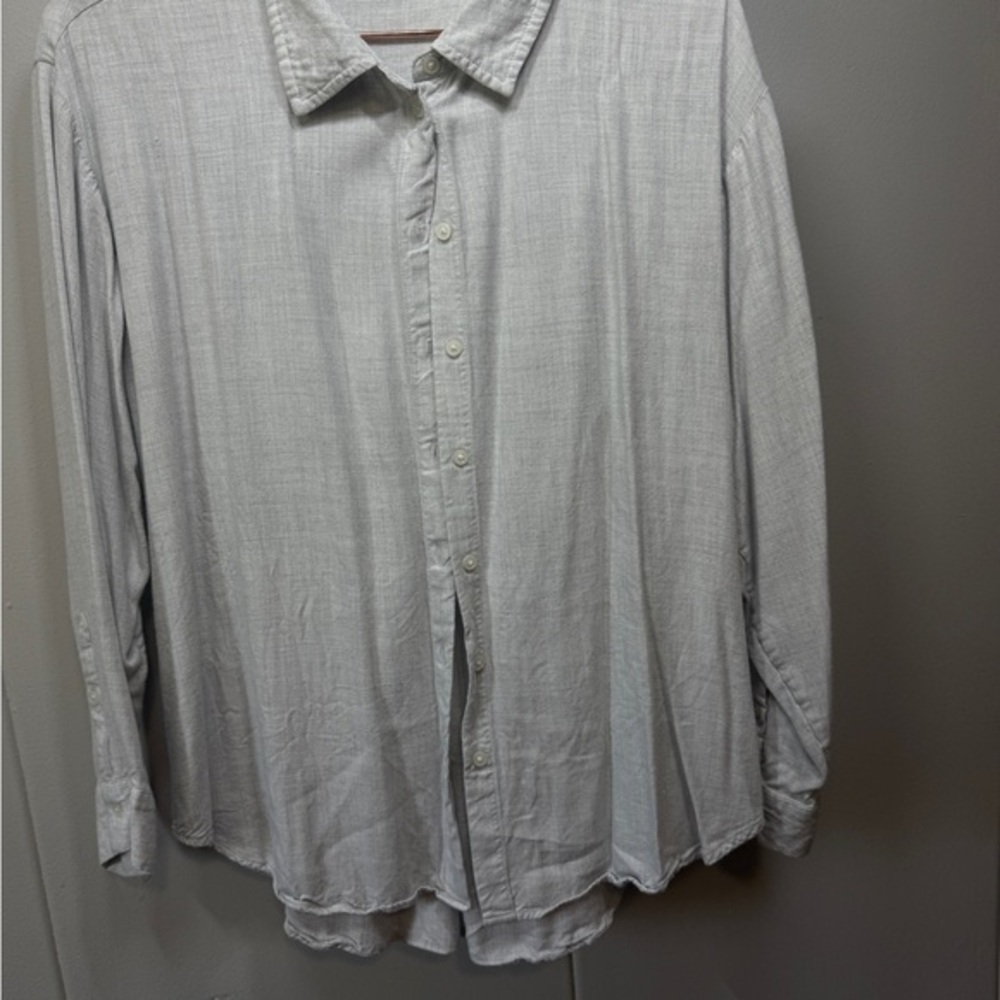 3for30 Lg RW&CO Oatmeal Casual Button Down Shirt